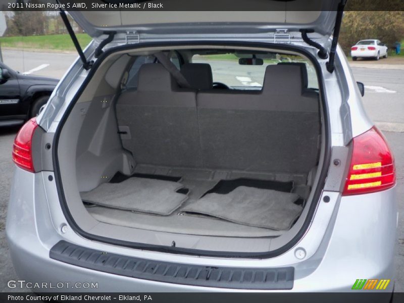 Silver Ice Metallic / Black 2011 Nissan Rogue S AWD