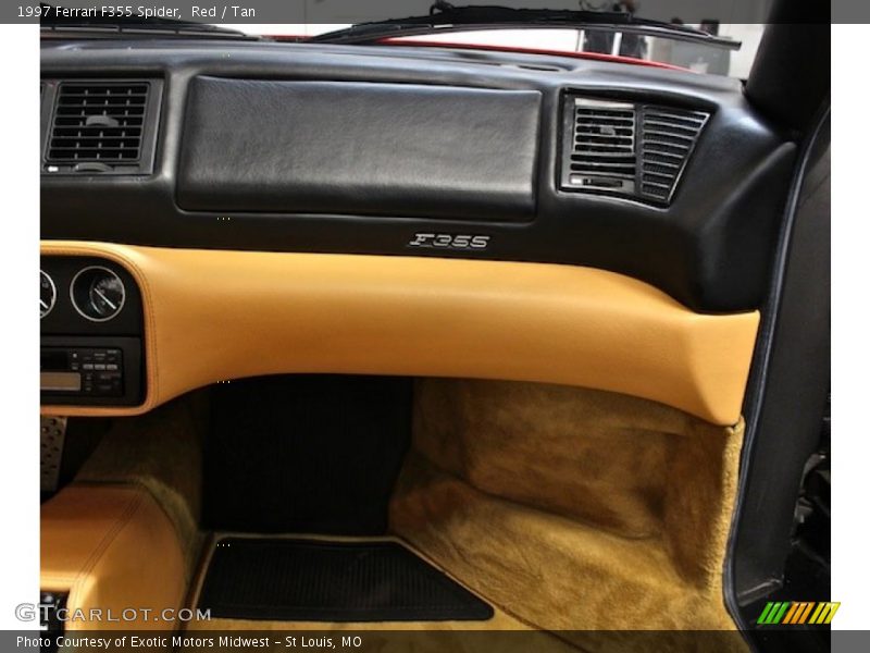 Red / Tan 1997 Ferrari F355 Spider
