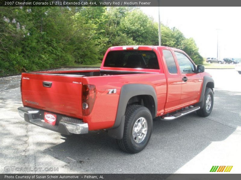 Victory Red / Medium Pewter 2007 Chevrolet Colorado LT Z71 Extended Cab 4x4