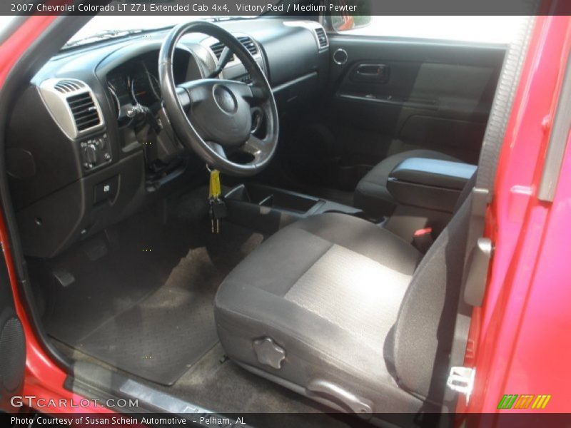 Victory Red / Medium Pewter 2007 Chevrolet Colorado LT Z71 Extended Cab 4x4