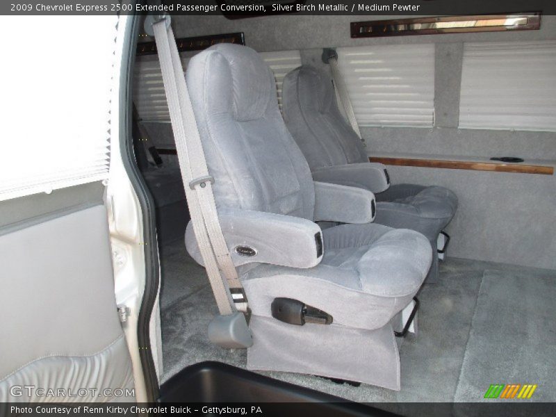 Silver Birch Metallic / Medium Pewter 2009 Chevrolet Express 2500 Extended Passenger Conversion