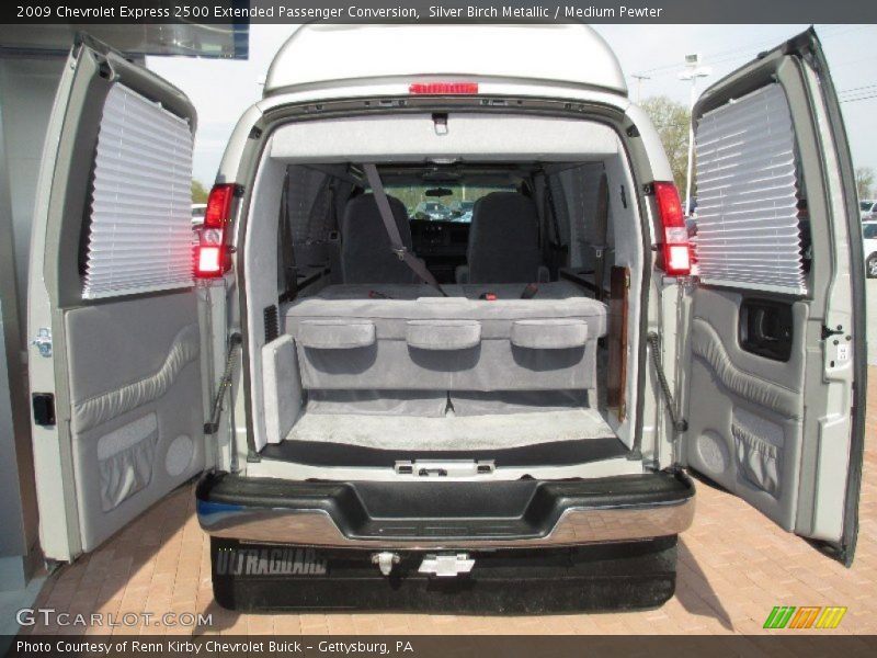 Silver Birch Metallic / Medium Pewter 2009 Chevrolet Express 2500 Extended Passenger Conversion