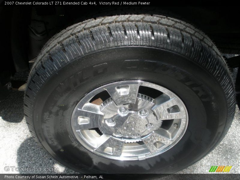 Victory Red / Medium Pewter 2007 Chevrolet Colorado LT Z71 Extended Cab 4x4