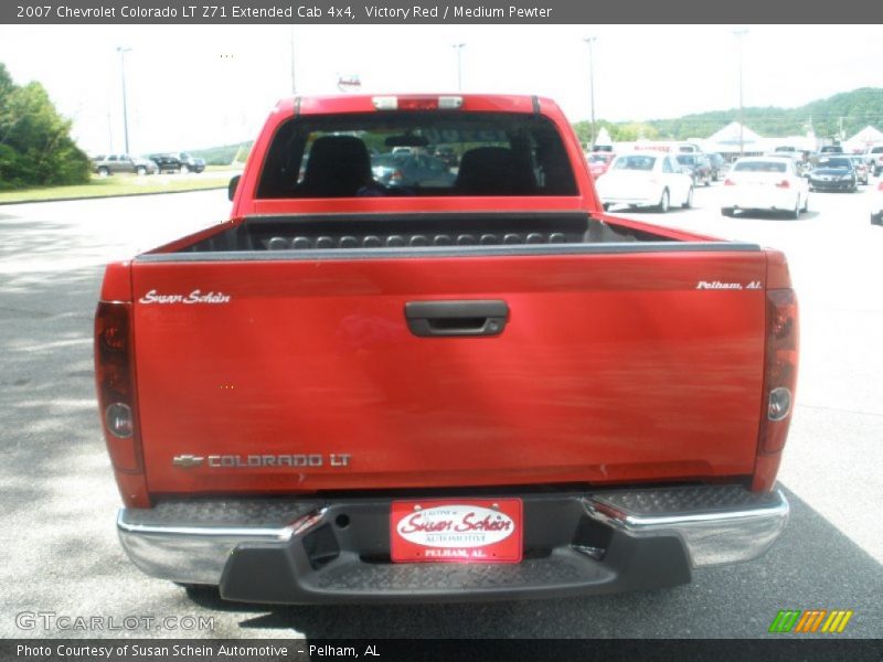 Victory Red / Medium Pewter 2007 Chevrolet Colorado LT Z71 Extended Cab 4x4