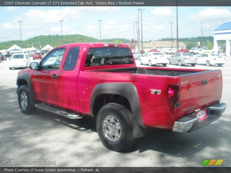 Victory Red / Medium Pewter 2007 Chevrolet Colorado LT Z71 Extended Cab 4x4