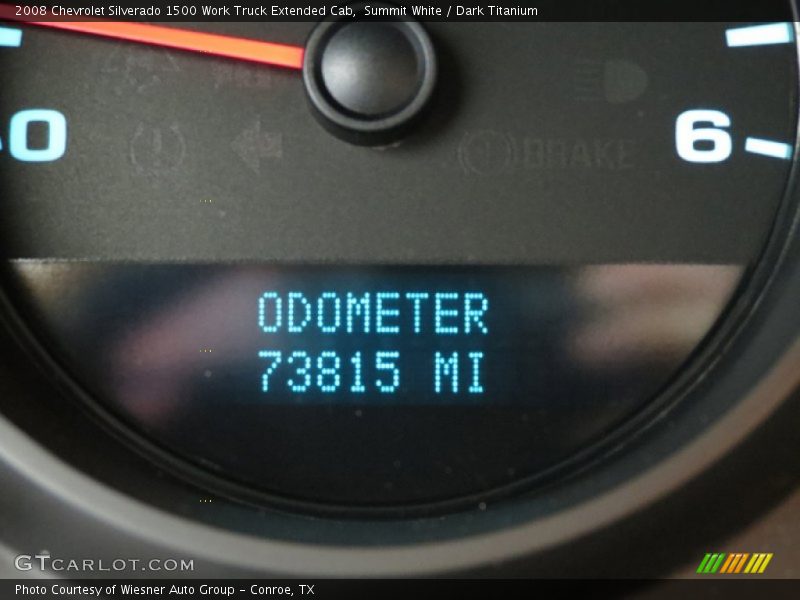 Summit White / Dark Titanium 2008 Chevrolet Silverado 1500 Work Truck Extended Cab
