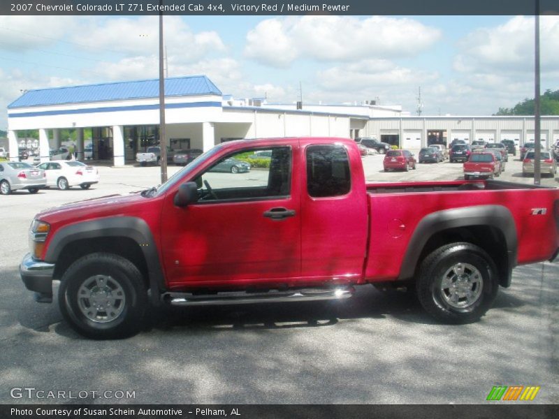 Victory Red / Medium Pewter 2007 Chevrolet Colorado LT Z71 Extended Cab 4x4