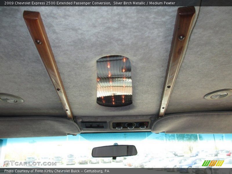 Silver Birch Metallic / Medium Pewter 2009 Chevrolet Express 2500 Extended Passenger Conversion