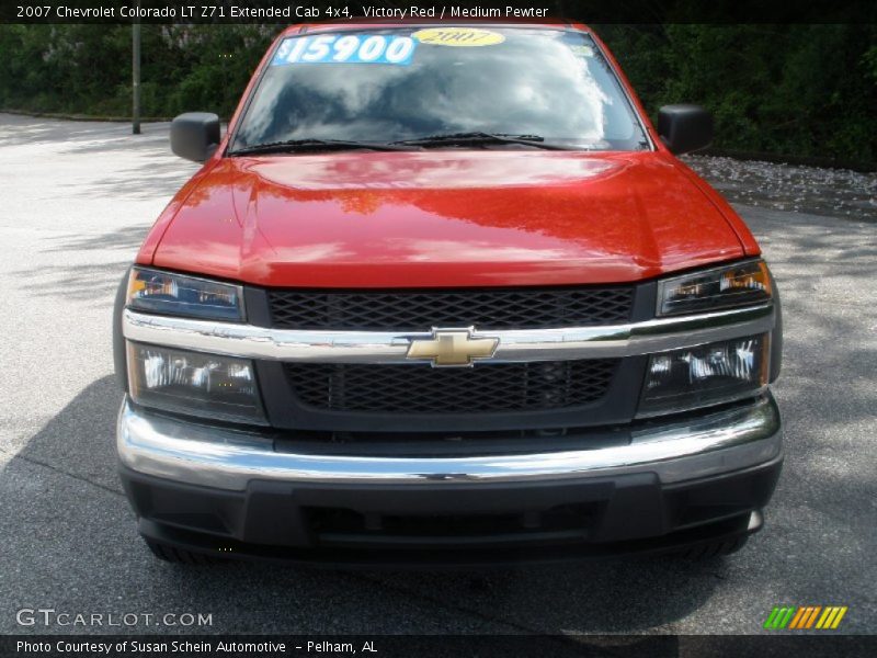 Victory Red / Medium Pewter 2007 Chevrolet Colorado LT Z71 Extended Cab 4x4