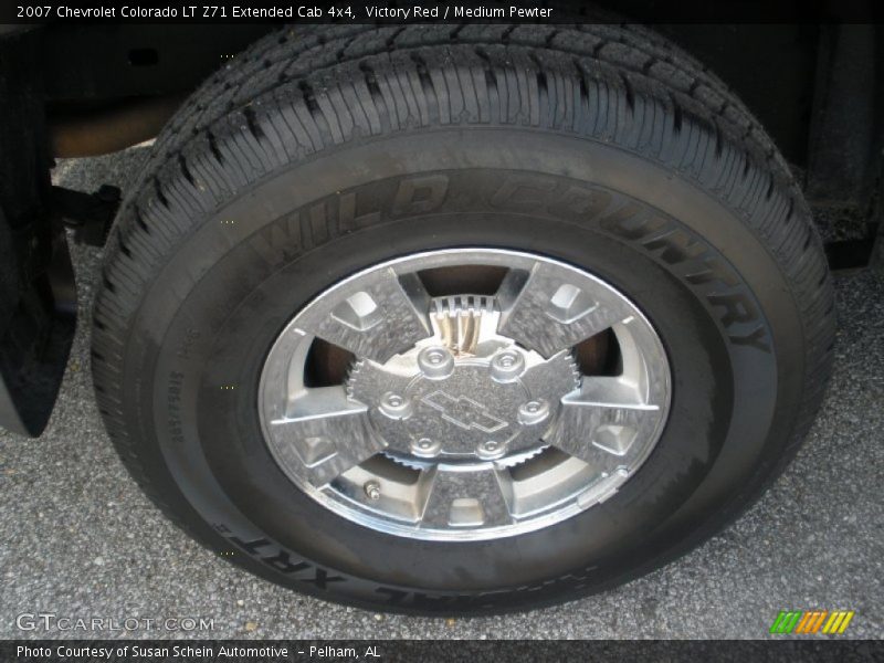 Victory Red / Medium Pewter 2007 Chevrolet Colorado LT Z71 Extended Cab 4x4