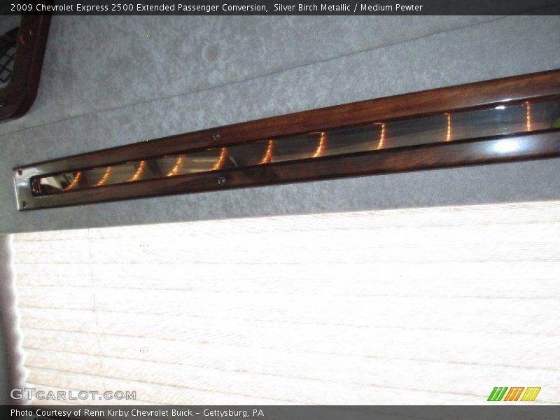 Silver Birch Metallic / Medium Pewter 2009 Chevrolet Express 2500 Extended Passenger Conversion