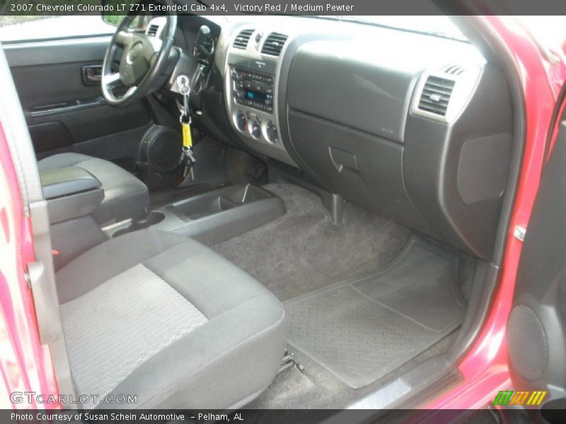 Victory Red / Medium Pewter 2007 Chevrolet Colorado LT Z71 Extended Cab 4x4