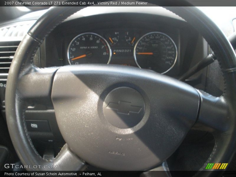 Victory Red / Medium Pewter 2007 Chevrolet Colorado LT Z71 Extended Cab 4x4
