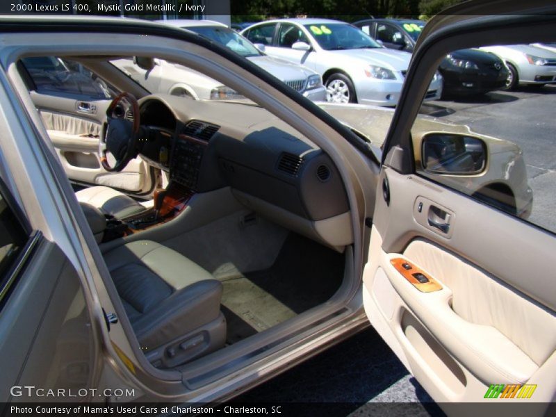 Mystic Gold Metallic / Ivory 2000 Lexus LS 400