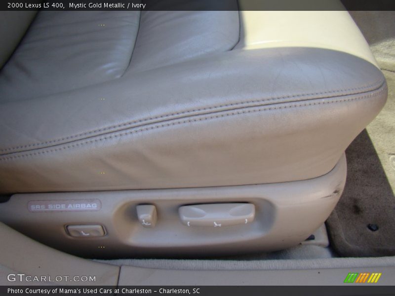 Mystic Gold Metallic / Ivory 2000 Lexus LS 400