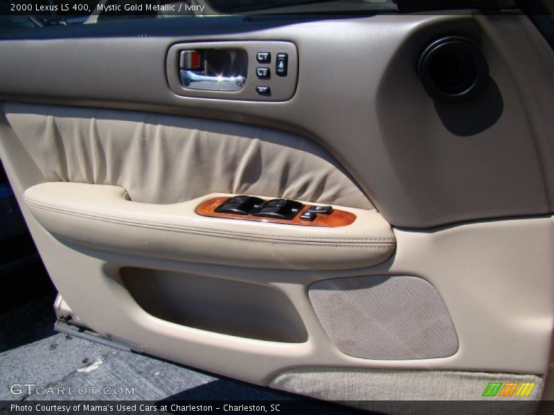 Mystic Gold Metallic / Ivory 2000 Lexus LS 400