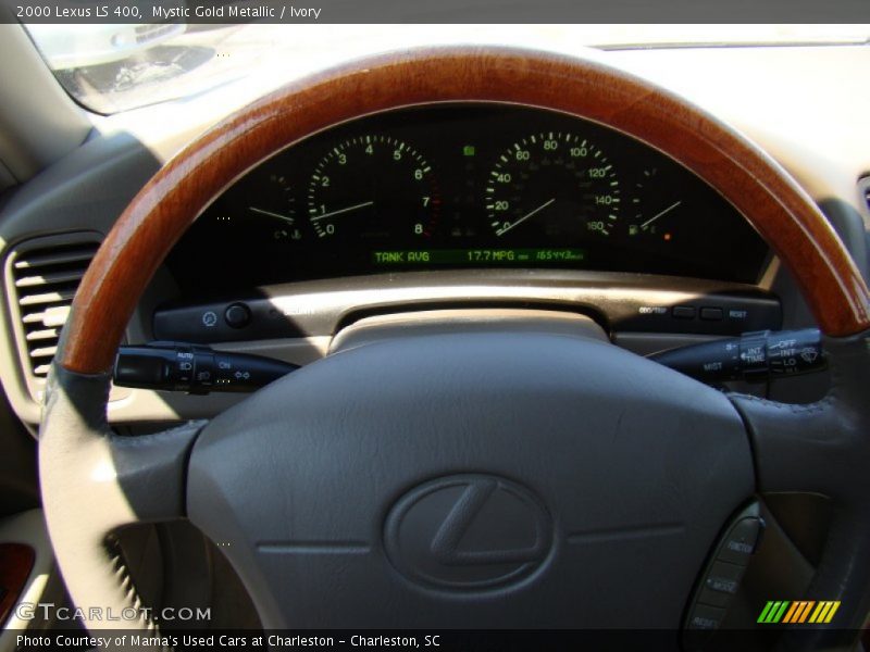 Mystic Gold Metallic / Ivory 2000 Lexus LS 400