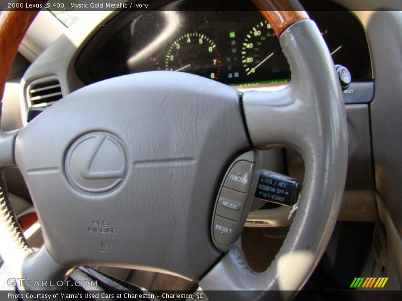 Mystic Gold Metallic / Ivory 2000 Lexus LS 400