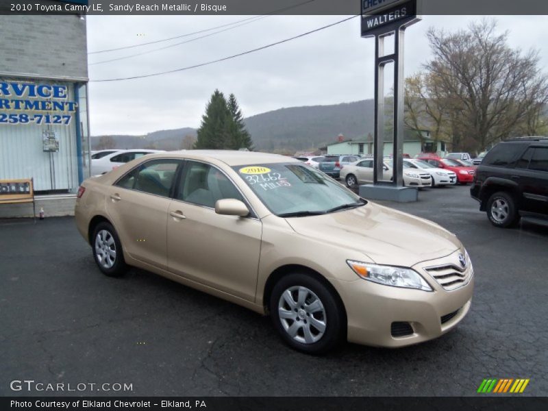 Sandy Beach Metallic / Bisque 2010 Toyota Camry LE