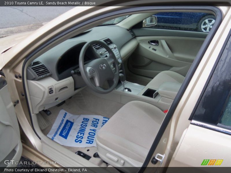 Sandy Beach Metallic / Bisque 2010 Toyota Camry LE