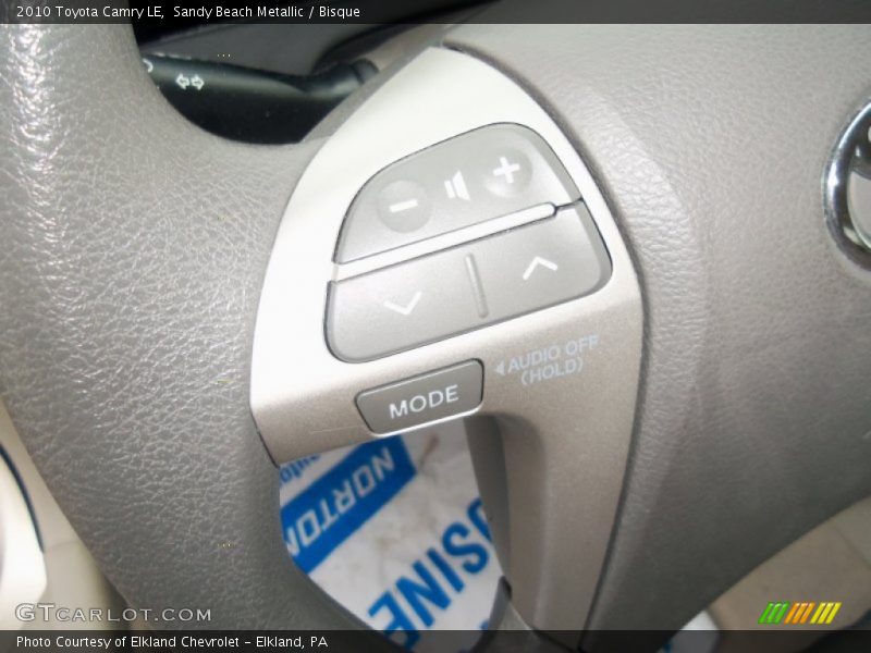 Sandy Beach Metallic / Bisque 2010 Toyota Camry LE
