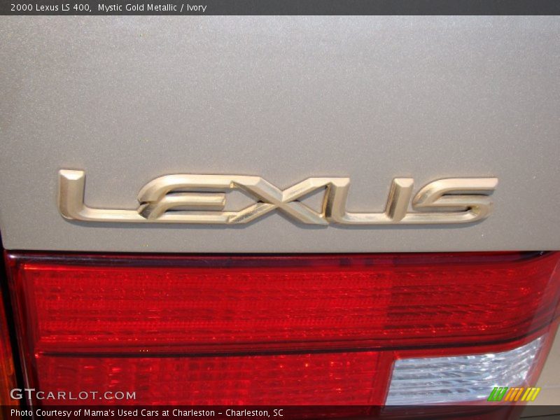 Mystic Gold Metallic / Ivory 2000 Lexus LS 400