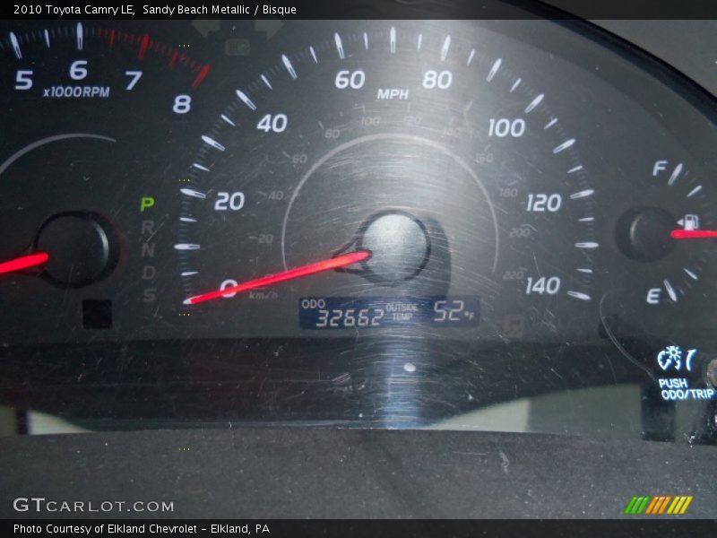 Sandy Beach Metallic / Bisque 2010 Toyota Camry LE