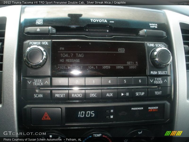Silver Streak Mica / Graphite 2012 Toyota Tacoma V6 TRD Sport Prerunner Double Cab
