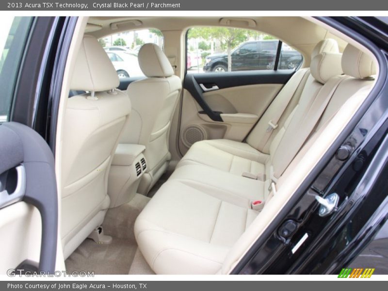 Crystal Black Pearl / Parchment 2013 Acura TSX Technology