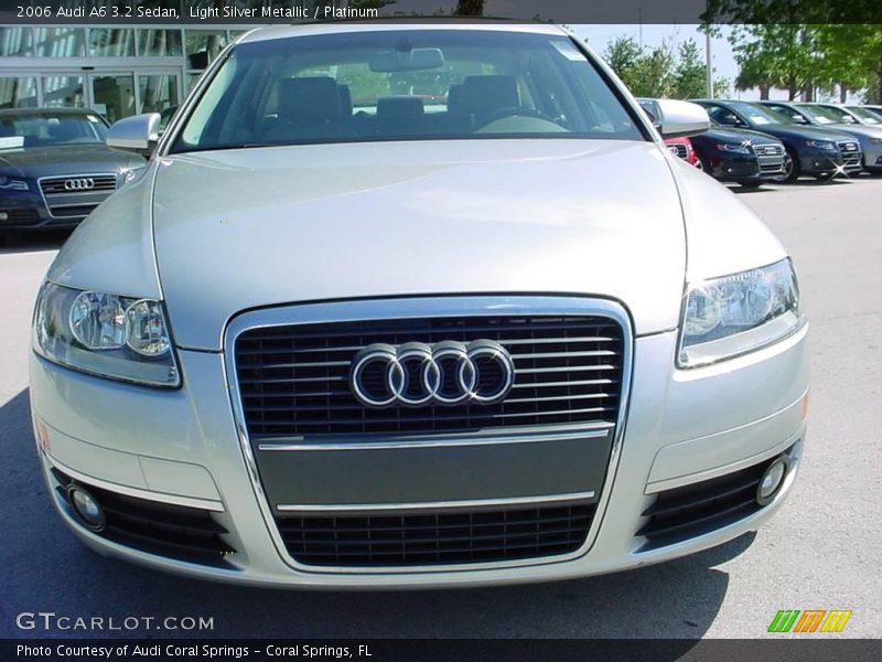 Light Silver Metallic / Platinum 2006 Audi A6 3.2 Sedan