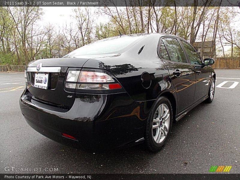 Black / Parchment 2011 Saab 9-3 2.0T Sport Sedan