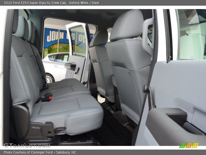 Oxford White / Steel 2013 Ford F250 Super Duty XL Crew Cab