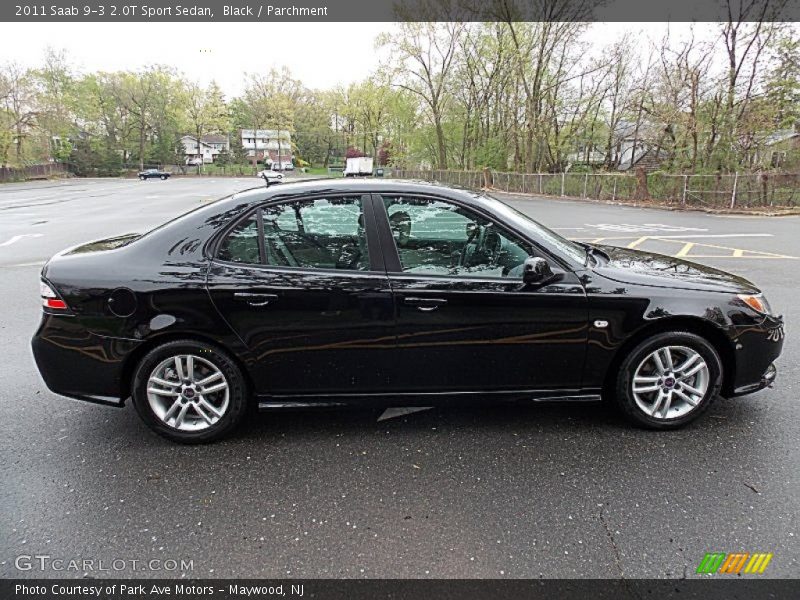 Black / Parchment 2011 Saab 9-3 2.0T Sport Sedan