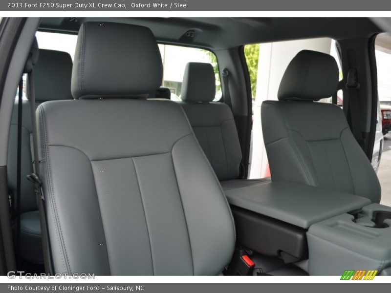 Oxford White / Steel 2013 Ford F250 Super Duty XL Crew Cab