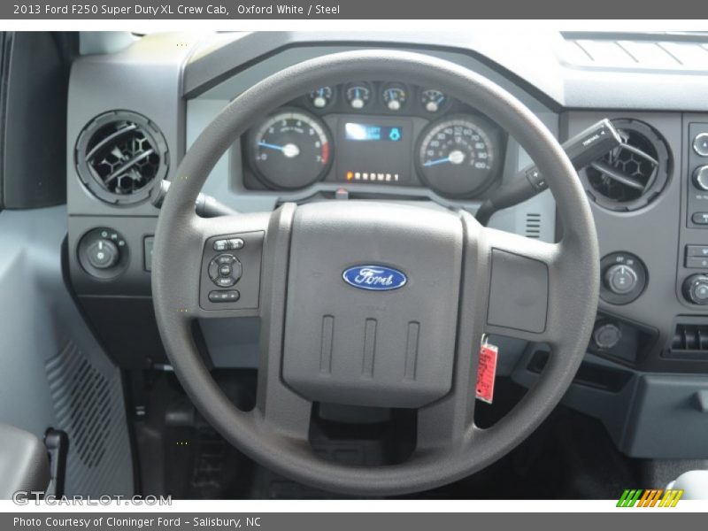  2013 F250 Super Duty XL Crew Cab Steering Wheel