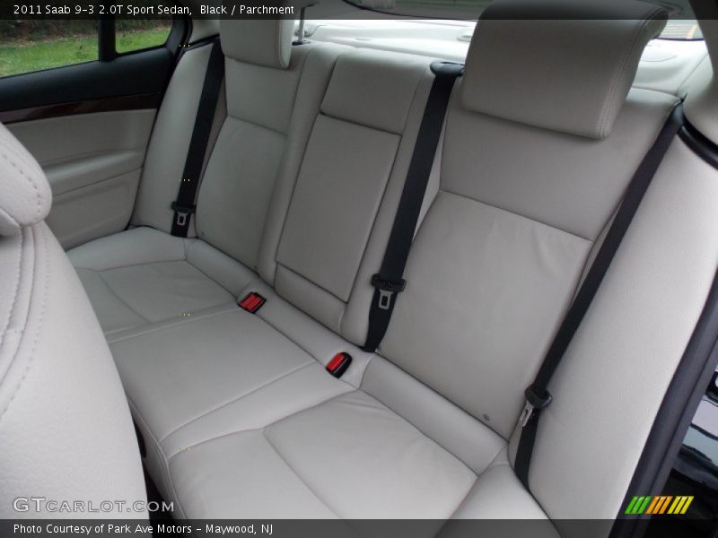 Rear Seat of 2011 9-3 2.0T Sport Sedan