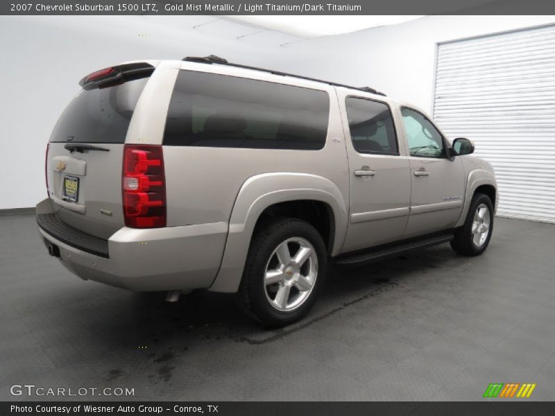 Gold Mist Metallic / Light Titanium/Dark Titanium 2007 Chevrolet Suburban 1500 LTZ