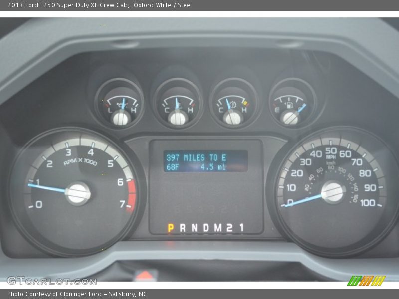  2013 F250 Super Duty XL Crew Cab XL Crew Cab Gauges