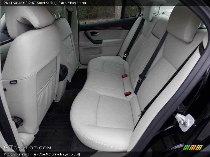 Rear Seat of 2011 9-3 2.0T Sport Sedan