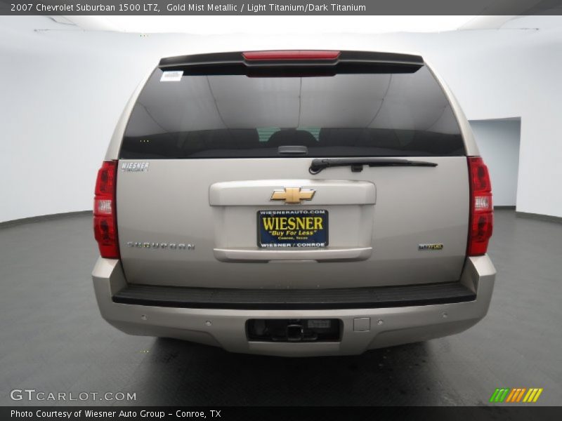 Gold Mist Metallic / Light Titanium/Dark Titanium 2007 Chevrolet Suburban 1500 LTZ