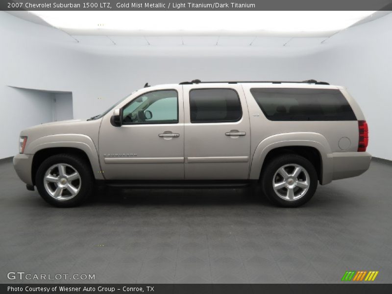 Gold Mist Metallic / Light Titanium/Dark Titanium 2007 Chevrolet Suburban 1500 LTZ