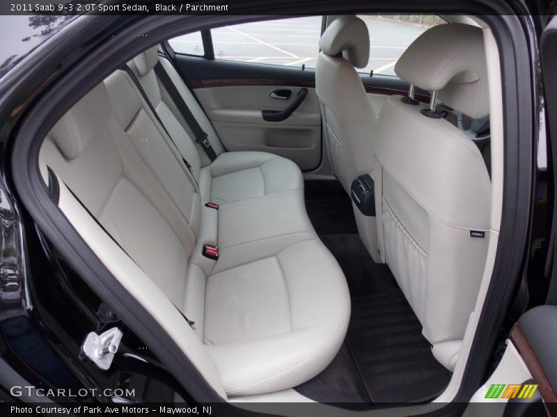 Rear Seat of 2011 9-3 2.0T Sport Sedan