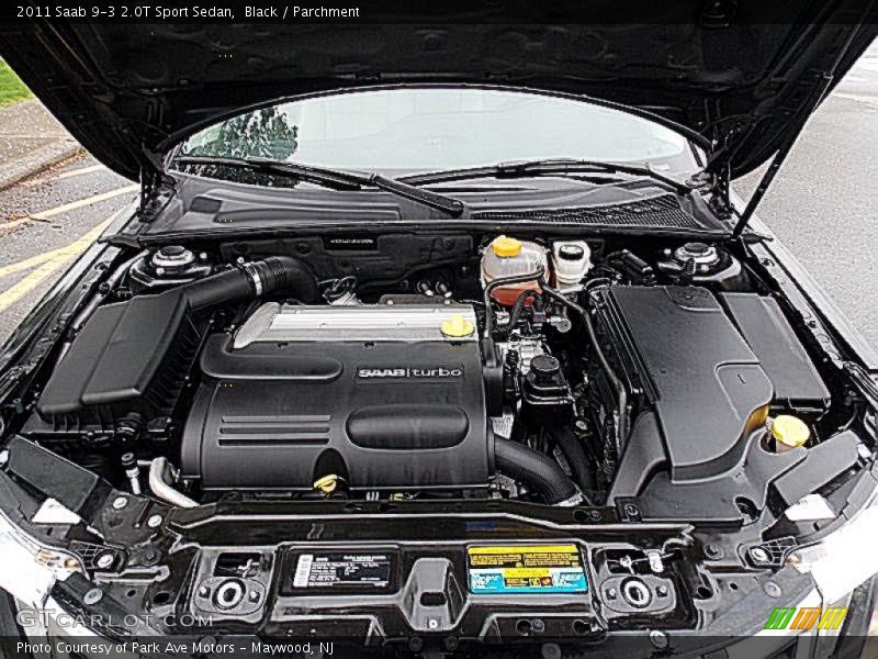  2011 9-3 2.0T Sport Sedan Engine - 2.0 Liter Turbocharged DOHC 16-Valve 4 Cylinder