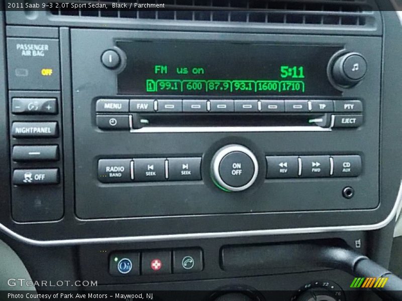 Audio System of 2011 9-3 2.0T Sport Sedan