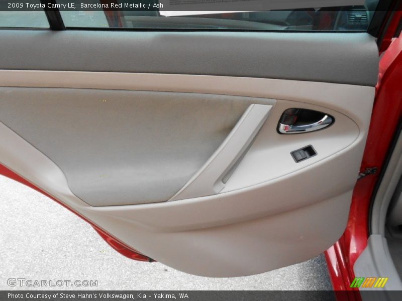 Barcelona Red Metallic / Ash 2009 Toyota Camry LE