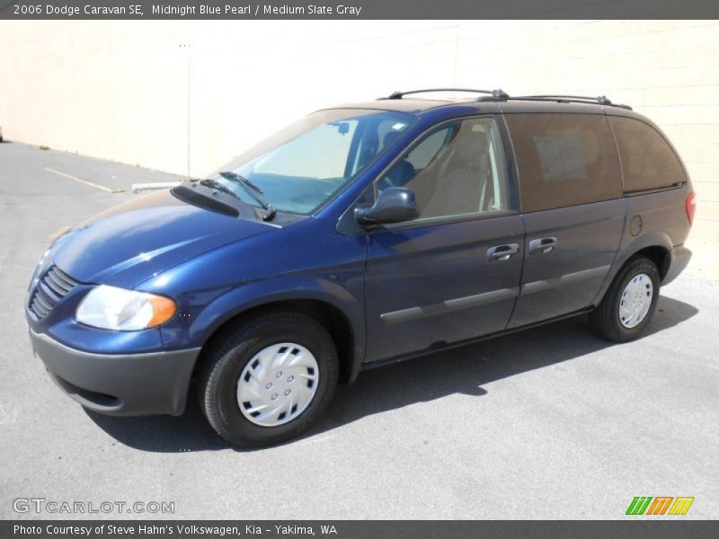Midnight Blue Pearl / Medium Slate Gray 2006 Dodge Caravan SE