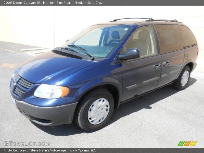 Midnight Blue Pearl / Medium Slate Gray 2006 Dodge Caravan SE