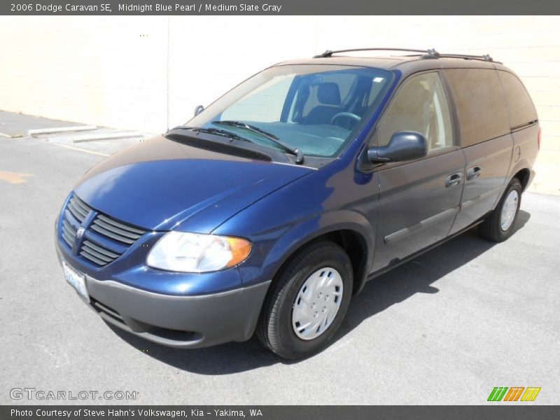 Midnight Blue Pearl / Medium Slate Gray 2006 Dodge Caravan SE