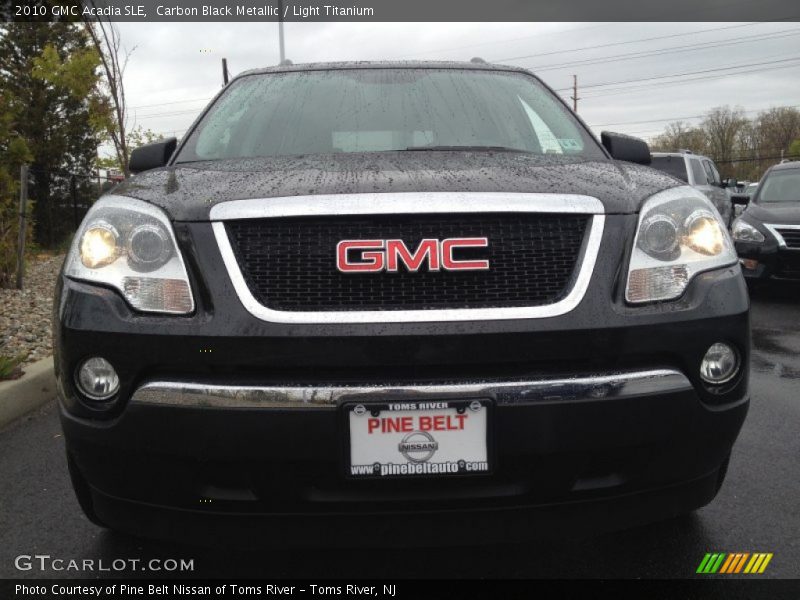 Carbon Black Metallic / Light Titanium 2010 GMC Acadia SLE