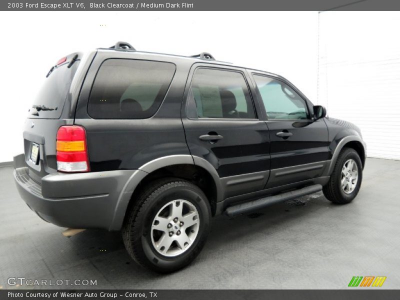 Black Clearcoat / Medium Dark Flint 2003 Ford Escape XLT V6